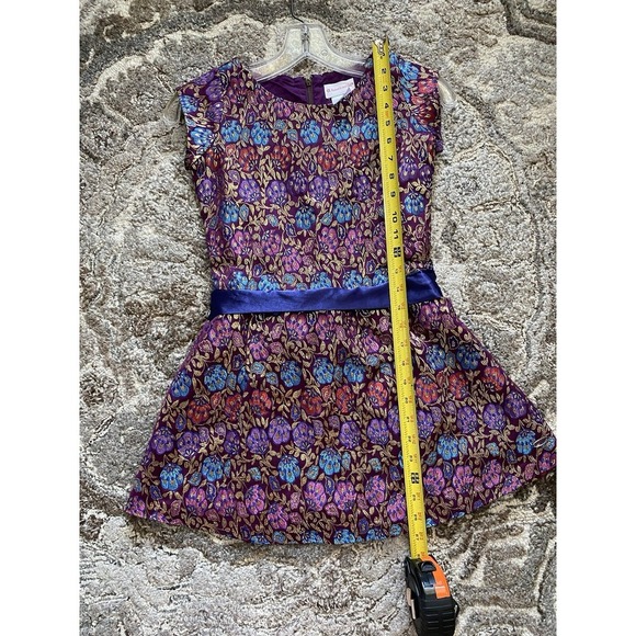 AMERICAN GIRL Retired 2017 FANCY HOLIDAY DRESS Size 8 Embroidered Party Matching - Picture 8 of 9